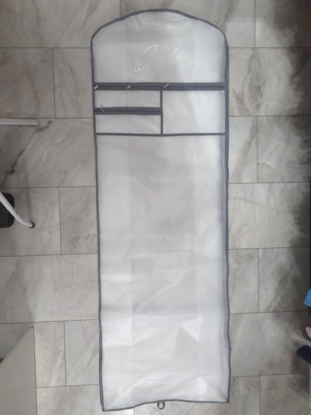 David's Bridal Bride Garment Bag 70" Wedding Dress Storage Travel Bag NEW